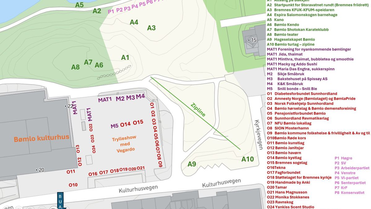 Stand Kart Folk På Bømlo